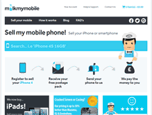 Tablet Screenshot of milkmymobile.com